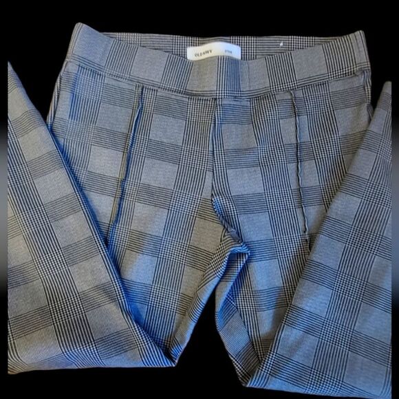 OLD NAVY Stretch Pants Skinny Stevie Glen Check Plaid size M‎ NWOT - Picture 3 of 13